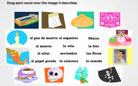 Free Interactive Games With Day Of The Dead Vocabulary Great Audio Teaches Pronunciation Art Projects Day Of The Dead Day