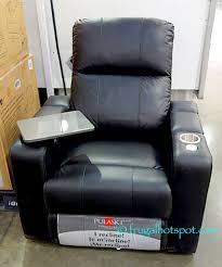 Costco Sale Pulaski Furniture Leather Home Theater Power Recliner 399 99 Most varieties of movie theater seating don't recline they rock.