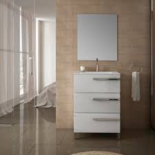 Yourlite 24 inch white bathroom vanity and sink combo modern and stylish design with mirror water saving 1.5 gpm faucet counter top bowl floor cabinet (cabinet+creamic sink c) 4.1 out of 5 stars 27 $252.90 $ 252. Eviva Oliver 24 Inch White Free Standing Bathroom Vanity With Skirt Bathroom Vanities Modern Vanities Wholesale Vanities