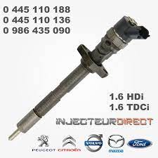 C4 picasso 1,6 hdi injectors. Injecteur Bosch 0445110188 0986435090 Injecteur Direct