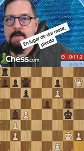 Jaque mate en dos jugadas y pierdo la partida