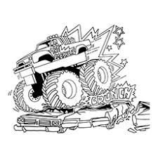 Take a deep breath and relax with these free mandala coloring pages just for the adults. 10 Wonderful Monster Truck Coloring Pages For Toddlers