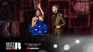 British singer dua lipa called for a fair pay raise for u.k. One Kiss By Calvin Harris Dua Lipa Wins British Single The Brit Awards 2019 Youtube