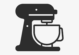 White on white kitchenaid mixer. Stand Mixer Kitchen Mixer Black And White Clipart Png Png Image Transparent Png Free Download On Seekpng