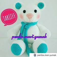 Merhaba Arkadaslar Bu Gun Sizlerl Coklarinizin Severek Oynayacagini Dusundugum Oyun Arkadasi Ayi Teddy Yapimini Anlati Ayicik Amigurumi Amigurumi Oyuncak Bebek