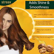 You can forget the fear of dry rough hair and hair fall associated with ordinary. Buy Streax Hair Serum For Women Men Contains Walnut Oil Instant Shine Smoothness Regular Use Hair Serum For Dry Wet Hair Gives Frizz Free