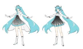 三目yyb on twitter hatsune miku character design hatsune