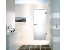 This style will maintain privacy but give your bathroom a sleek, modern look. Frosted Glass Internal Doors Steel Art Glass Doors