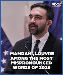 The mayor-elect has said he doesn't mind if someone tries to pronounce his  name correctly and misses. See what other words made the list in the link  in the comments.