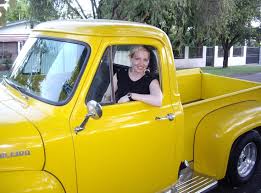 Image result for Federal Yellow 1950 Truck