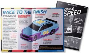 His dad or mom would walk backwards with the book open and he would walk. Nascar Scholastic
