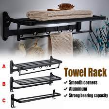 Free delivery and returns on ebay plus items for plus members. Buy Bathroom Towel Racks Foldable Alumimum Chrome Towel Holder Wall Mounted Towel Shelf At Affordable Prices Free Shipping Real Reviews With Photos Joom