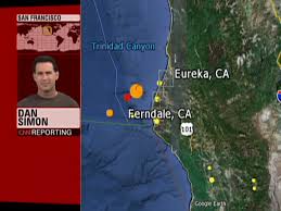 Image result for January 9th 2010 Eureka California earthquake