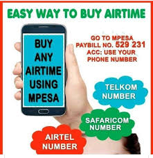 Steps to buy airtel airtime from your mpesa account. Buy Airtime For All Networks Using Paybill 529 231 Posts Facebook