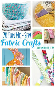 20 Fun No Sew Fabric Crafts Little Red Window Fabric Crafts Diy Diy And Crafts Sewing Crafts