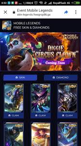 Make sure you download the game here , and you'll be able to redeem the codes from our website. Giveaway Skin Mobile Legend Home Facebook