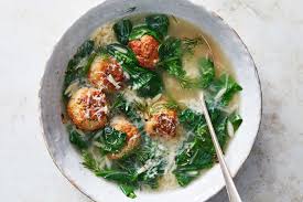 Italian Wedding Soup With Turkey Meatballs Recipe Recipe Italian Wedding Soup Wedding Soup Nyt Cooking