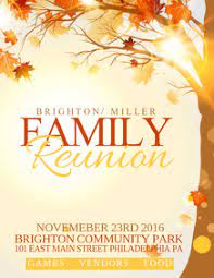 This attractive template is extremely easy to use. 1 600 Family Reunion Customizable Design Templates Postermywall