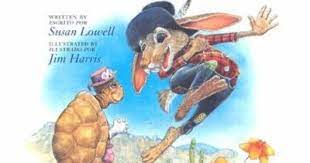 The Tortoise And The Jackrabbit By Susan Lowell Many Of The Animals That Live In The Southwestern Desert Witness The Race Jack Rabbit Rabbit Book Fairy Tales
