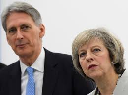 Philip Hammond has today confirmed himself as Syd Little to Theresa May's  Tommy Cannon
