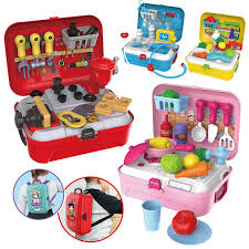 Hot Sale Tools Gift Backpack Pretend Play House Food Children Toys Kids Kitchen Cooking Toy Set For Girls Free Shipping Cooking Toys Toy Sets Kids Toys Online