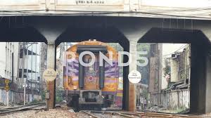 Thailand Bangkok Train Asia Hua Lumpong Station People 4k Stock Footage Ad Asia Hua Train Thailand Bangkok Thailand Asia