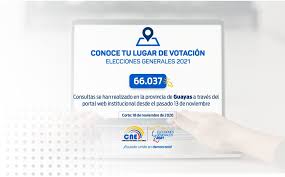 El jefe de la oficina nacional de procesos electorales (onpe), piero corvetto, informó que a partir del 1 de diciembre estará vigente el programa nacional elige tu local de votación, para que los ciudadanos voten cerca a su domicilio actual. Cne Gob Ec Consulta Lugar De Votacion