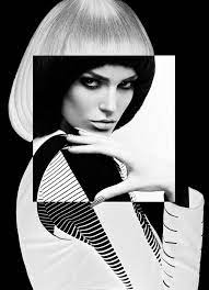 High Contrast Monochrome Photography Fashion Magazine Design Contrast Fashion