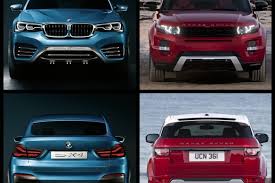 Bmw X4 Vs Range Rover Evoque Photo Comparison