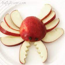 Apple Crab Snacks For Kids Crafty Morning Kids Snacks Snacks Healthy Snacks