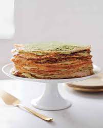 Green Tea Crepe Cake Recipe Recipe Green Tea Crepe Cake Crepe Cake Sweet Crepes