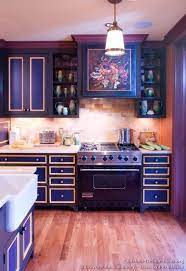 The owner and designer dispensed with cabinets entirely, and. Two Tone And Open Cabinets Simple Kitchen Design Kitchen Inspirations Purple Kitchen Cabinets