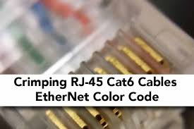 Electrical wiring color code guide: How To Crimp Rj45 Cat6 Ethernet Cable Crimping Color Code Electric Hut