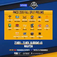 Pubg Mobile Club Open 2019 Fall Split Prelims 16 Squads Revealed Gamegnome Com Fantasy Sports Leagues