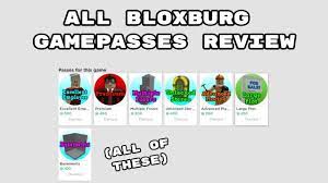 Money is one of the. All Bloxburg Gamepasses Review Youtube