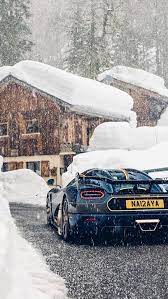 Naraya In The Snow Via Reddit Koenigsegg Super Cars Sports Cars