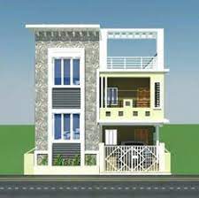 North Facing House Elevation Designs Floor Elevation House Front Elevation Designs For Double Floo Small House Front Design Normal House House Designs Exterior