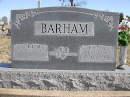 Ethel M Trout Barham (1916-2013)