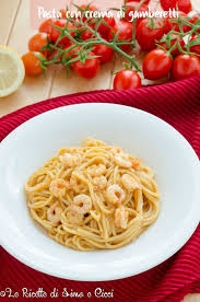 Pasta Con Crema Di Gamberetti Senza Panna Le Ricette Di Simo E Cicci Ricetta Ricette Pasta Con Gamberetti Idee Alimentari