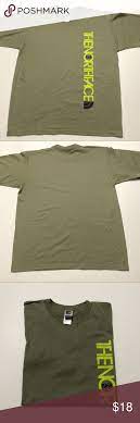 The Northface 1968 Spell Out Army Green T Shirt North Face Shirts The North Face Shirts