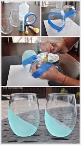 Dip Dyed Frosted Tumblers Kupalar Dekorasyon Elisleri Cam Sise