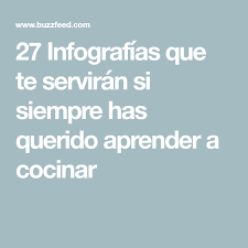 Una vez te inscribes, el sistema te llevará paso a paso por el camino hacia saber cocinar. 27 Infografias Que Te Serviran Si Siempre Has Querido Aprender A Cocinar Aprender A Infografia Recetario