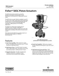 1/2 spirax sarco bt6 pressure thermostatic steam trap with trip clamp. Fisher 585c Piston Actuator Welcome To Emerson Process