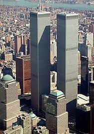 Torri in costruzione vicino a groud zero. World Trade Center Wikipedia