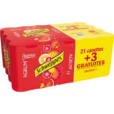 Soda Agrumes Schweppes Le Pack De 24 Canettes De 33cl A Prix Carrefour En 2020 Agrumes Sodas Boissons Aux Fruits