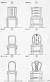 Study Table Elevation Cad Block