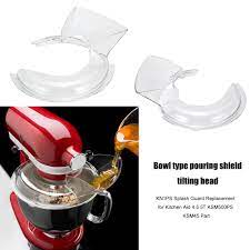 Turn your stand mixer into the culinary. Replacement For 4 5 5qt Bowl Pouring Shield Tilt Head Parts For Kitchenaid Stand Mixer Kn1ps Ksm500 Ksm90 Ksm75 K45ss Spare Part Hot Deal B08f3 Goteborgsaventyrscenter