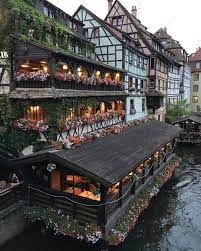 restaurant au pont st martin in strasbourg france beautiful places places to go places to travel