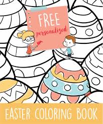 Instead of buying coloring books you could just print whatever you want right from your home printer. Download Our Super Cute Personalized Coloring Books For Free This Printable Coloring B Easter Coloring Book Personalized Coloring Book Printable Coloring Book