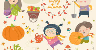 Harvesting Kids Set Vector Cartoon Illustration Cartoon Illustration Illustration Creative Illustration